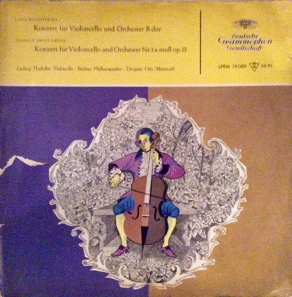Deutsche Grammophon LPEM 19 089 - Luigi Boccherini, Camille Sain