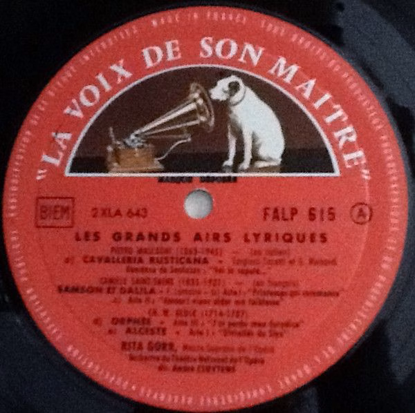 La Voix De Son Maître FALP 615 - Rita Gorr, André Cluytens - Air - Image 3