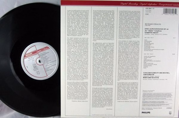 Philips Classics 416 156-1 - Richard Strauss, Concertgebouworkes - Image 2