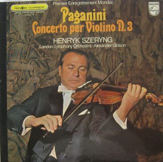 Philips 6500 175 - Niccolò Paganini, Henryk Szeryng, London Symp