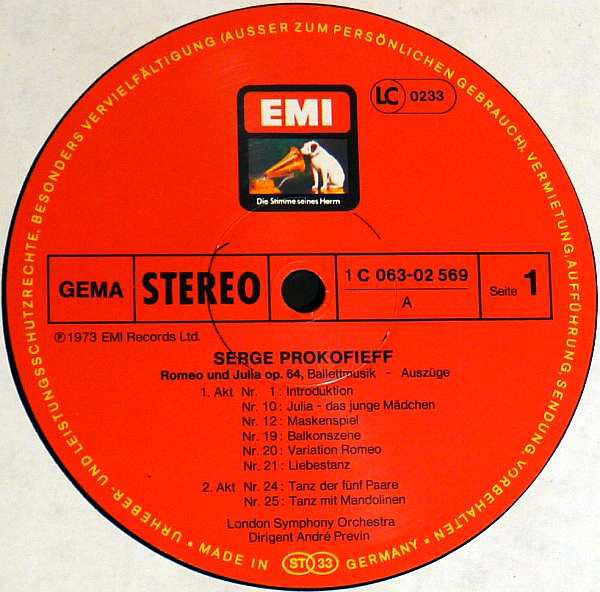 Die Stimme Seines Herrn 1C 063-02 569 - Sergei Prokofiev, André - Image 3