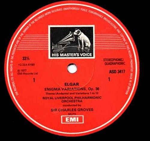 His Master's Voice ASD 3417 - Sir Edward Elgar, Benjamin Britten - Image 2