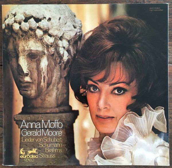 Eurodisc 61 013 - Anna Moffo, Gerald Moore, Franz Schubert, Robe