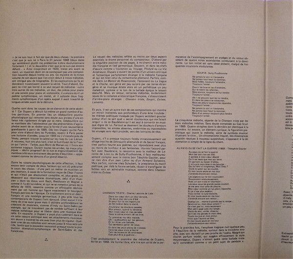 Valois MB 882 - Henri Duparc, Bernard Kruysen, Noël Lee, Daniell - Image 2