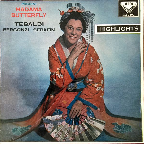 DECCA SXL 2202 - Giacomo Puccini, Renata Tebaldi, Carlo Bergonzi