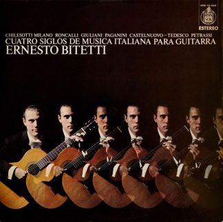 Hispavox HHS 10-400 - Ernesto Bitetti - Cuatro Siglos De Musica