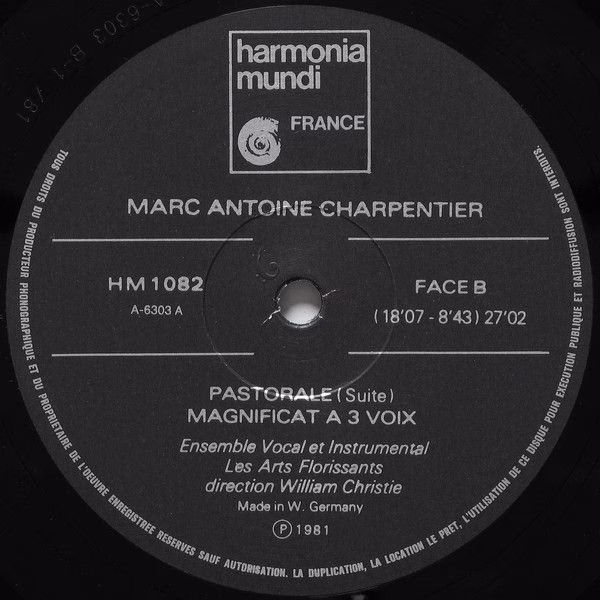 harmonia mundi France HM 1082 - Marc Antoine Charpentier, Les Ar - Image 4