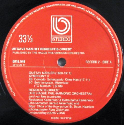 Residentie-Orkest 6818 547 / 548 - Gustav Mahler, Residentie Ork - Image 4