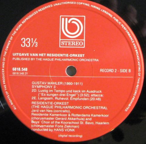 Residentie-Orkest 6818 547 / 548 - Gustav Mahler, Residentie Ork - Image 5