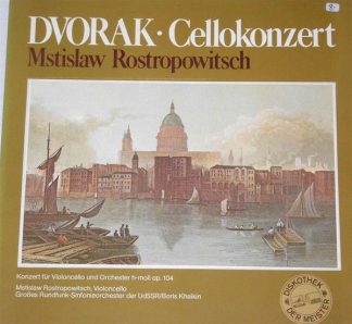Eurodisc 87 696 XAK - Antonín Dvořák, Mstislav Rostropovich, Бол