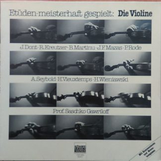 Schwann Musica Mundi VMS 482 - Saschko Gawriloff - Etüden - Meis