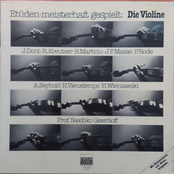 Schwann Musica Mundi VMS 482 - Saschko Gawriloff - Etüden - Meis