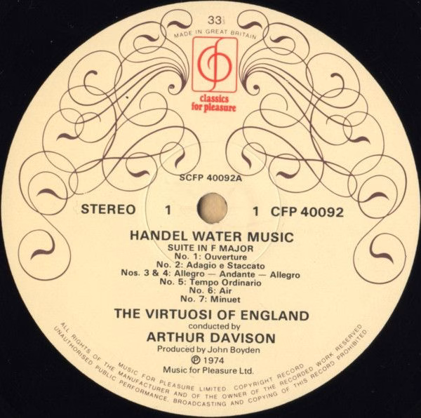 Classics For Pleasure CFP 40092 - Georg Friedrich Händel, The Vi - Image 3