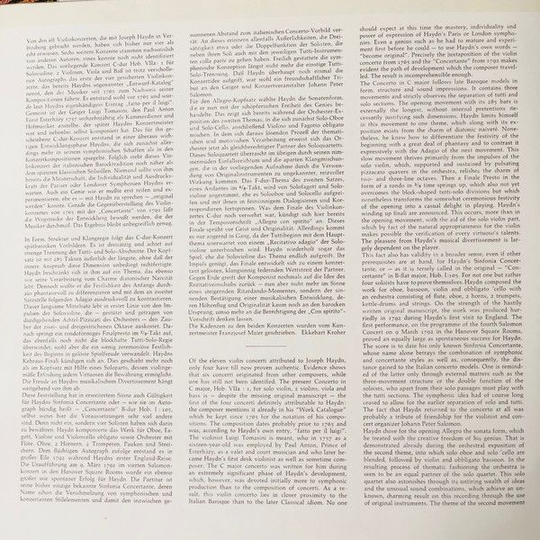 Deutsche Harmonia Mundi 1C 065-99 626 Q - Joseph Haydn, Franzjos - Image 3