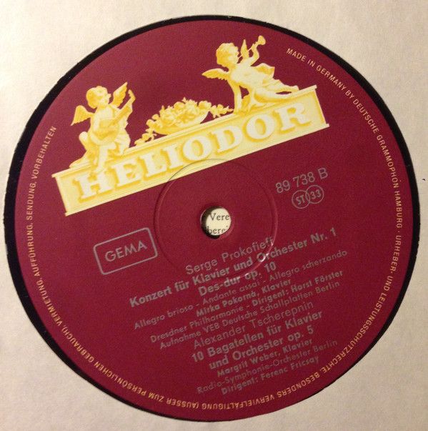 HELIODOR 89 738 - Béla Bartók, Sergei Prokofiev, Alexander Tcher - Image 4