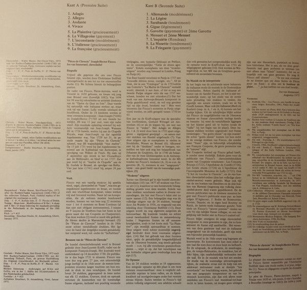 Monumenta Belgicae Musicae MBM 26 - Joseph Hector Fiocco, Jos va - Image 2