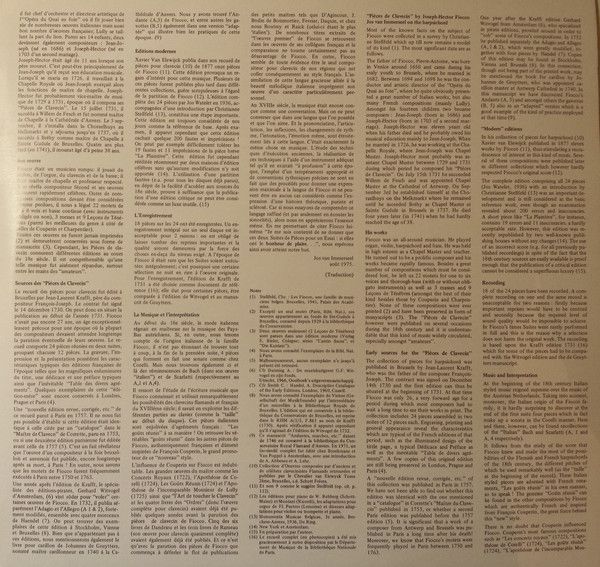 Monumenta Belgicae Musicae MBM 26 - Joseph Hector Fiocco, Jos va - Image 3