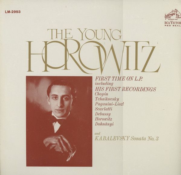 RCA Victor Red Seal LM-2993 - Vladimir Horowitz - The Young Horo