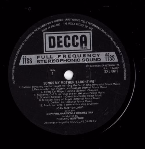 DECCA SXL 6619 - Joan Sutherland, Richard Bonynge, New Philharmo - Image 3