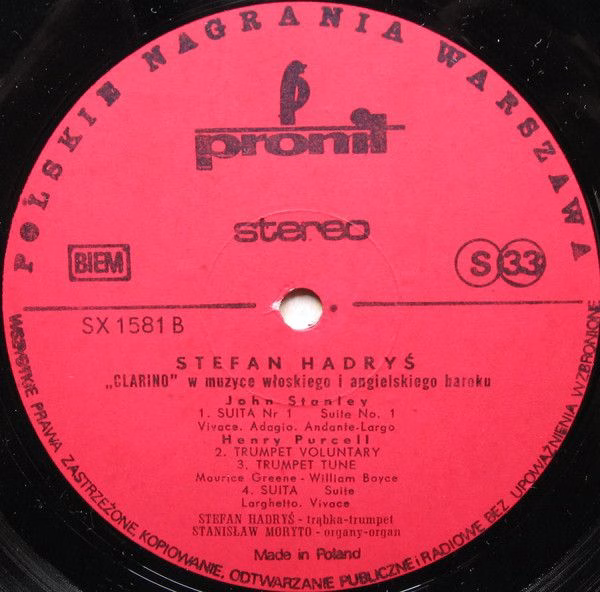 Pronit SX 1581 - Stefan Hadryś - ..Clarino˙˙ W Muzyce Włoskiego - Image 4