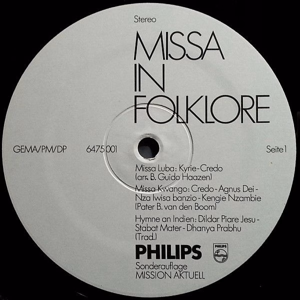 Philips 6475 001 - Various - Missa In Folklore - Image 5