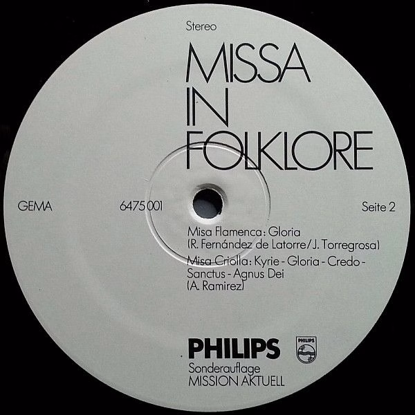 Philips 6475 001 - Various - Missa In Folklore - Image 6