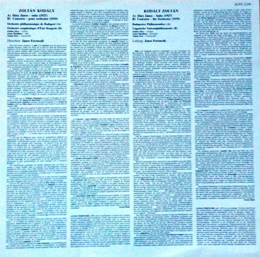 Hungaroton SLPX 12190 - Zoltán Kodály, Hungarian State Orchestra - Image 3