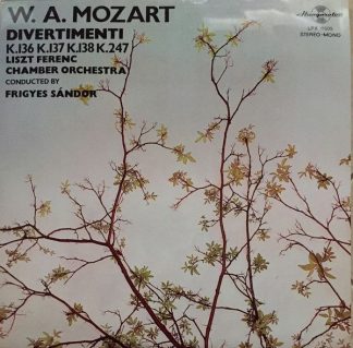 Hungaroton LPX 11605 - Wolfgang Amadeus Mozart, Liszt Ferenc Cha