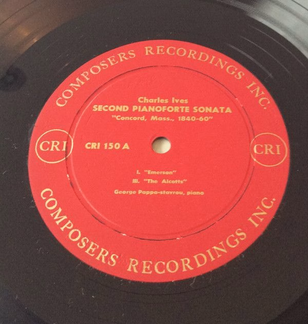 Composers Recordings, Inc. CRI 150 - Charles Ives, George Pappas - Image 3