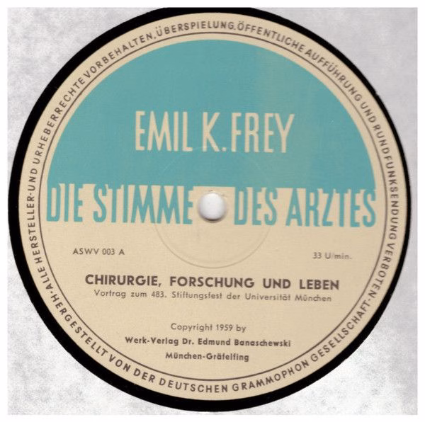 Werk-Verlag Dr. Edmund Banaschewski ASWV 003 - Emil K. Frey, Lud - Image 2