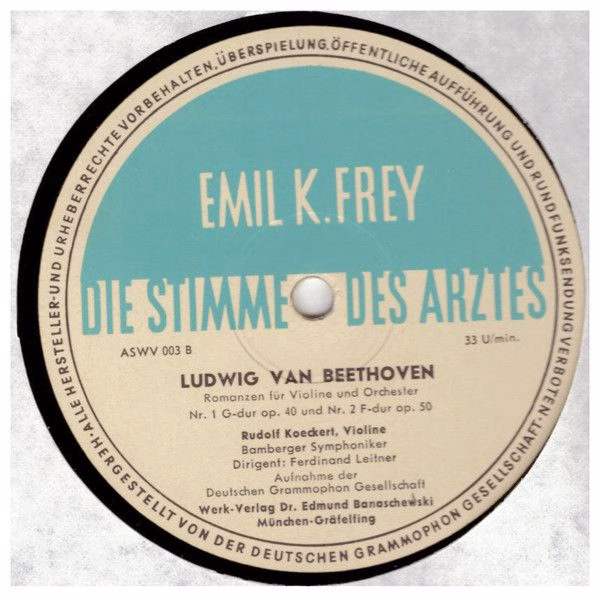 Werk-Verlag Dr. Edmund Banaschewski ASWV 003 - Emil K. Frey, Lud - Image 3