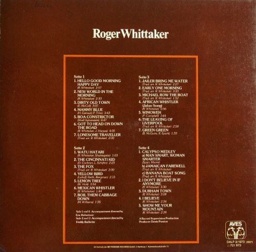 Aves DALP 2/1973 - Roger Whittaker - In Concert - Image 3