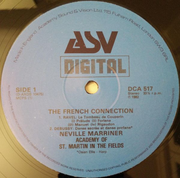 ASV DCA 517 - Maurice Ravel, Claude Debussy, Gabriel Fauré, Jacq - Image 3