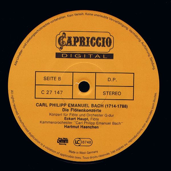 Capriccio C 27 147 - Carl Philipp Emanuel Bach, Eckart Haupt, Ka - Image 3