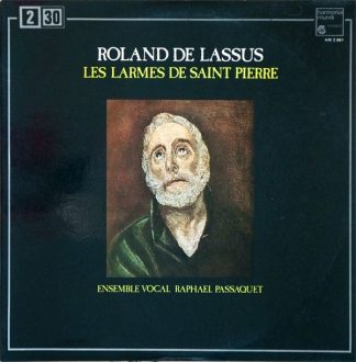 Harmonia Mundi HM 2.961 - Roland De Lassus, Ensemble Vocal Rapha