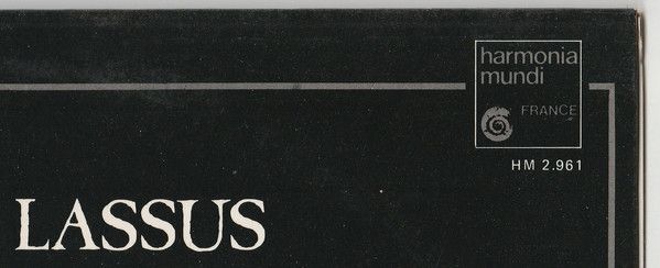 Harmonia Mundi HM 2.961 - Roland De Lassus, Ensemble Vocal Rapha - Image 9