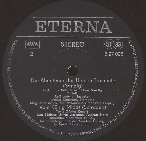 Eterna 8 27 025 - Hans Sandig, Kurt Schwaen - Die Abenteuer Der - Image 4