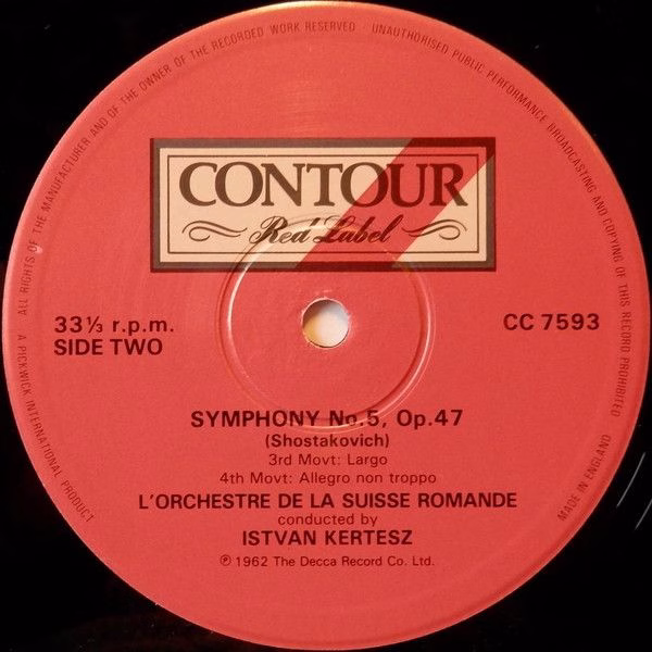 Contour Red Label CC 7593 - Dmitri Shostakovich, L'Orchestre De - Image 4