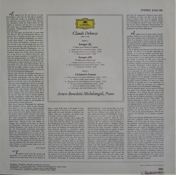 Deutsche Grammophon 2530 196 - Claude Debussy, Arturo Benedetti - Image 3