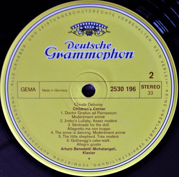 Deutsche Grammophon 2530 196 - Claude Debussy, Arturo Benedetti - Image 5