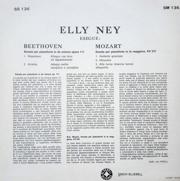 Somerset SS 136 - Ludwig van Beethoven, Wolfgang Amadeus Mozart, - Image 2