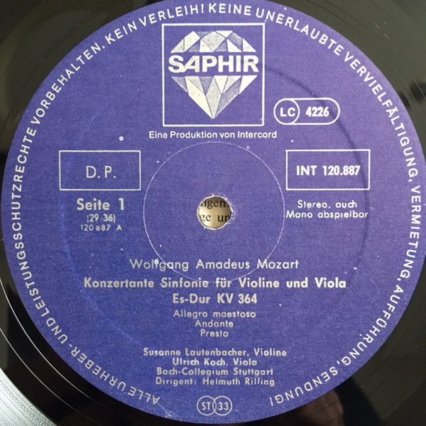 Saphir INT 120.887 - Wolfgang Amadeus Mozart, Susanne Lautenbach - Image 3