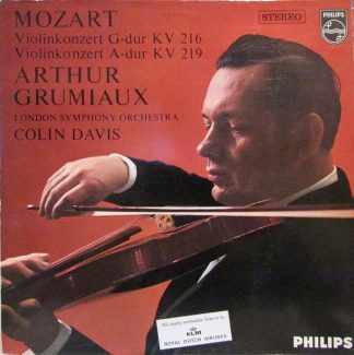 Philips 835 112 AY - Wolfgang Amadeus Mozart, Arthur Grumiaux, S