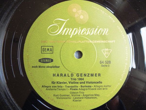 Impression 64 528 - Johannes Brahms, Harald Genzmer, Odeon Trio, - Image 4