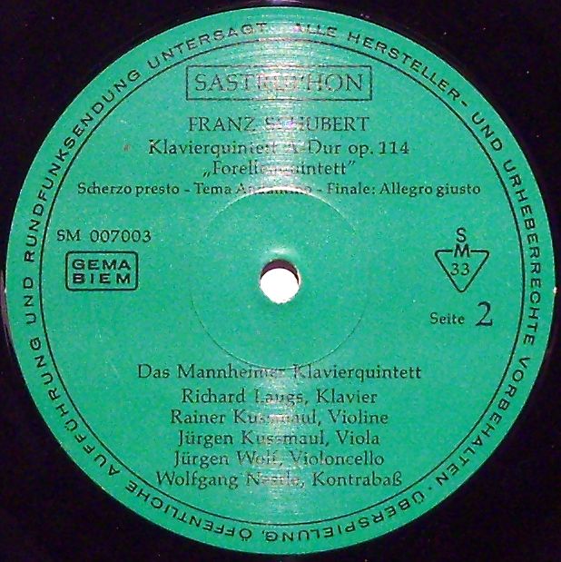 Sastruphon SM 007 003 - Franz Schubert, The Richard Laugs Piano - Image 4