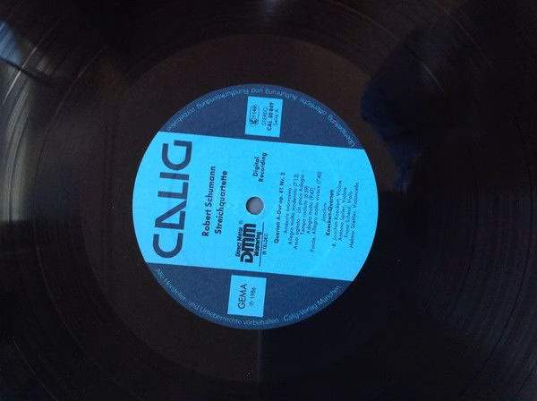 Calig CAL 30 849 - Joachim-Koeckert-Quartett - Robert Schumann S - Image 3