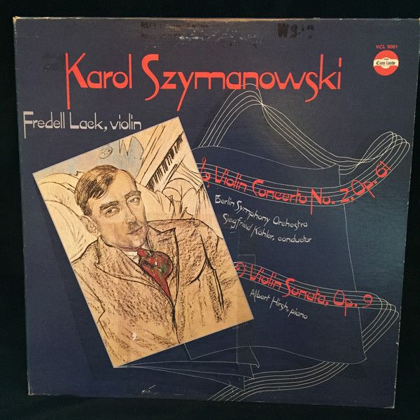 Vox Cum Laude VCL-9061 - Karol Szymanowski, Fredell Lack, Berlin