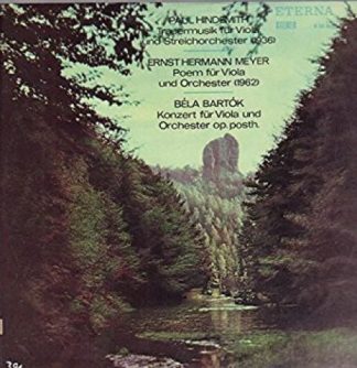 Eterna 8 25 810 - Paul Hindemith, Ernst Hermann Meyer, Béla Bart