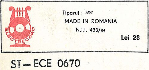 Electrecord ST-ECE 0670 - Ludwig van Beethoven, Henryk Szeryng - - Image 5