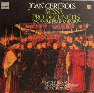 Deutsche Harmonia Mundi 1C 065-99715 - Joan Cererols, Escolania